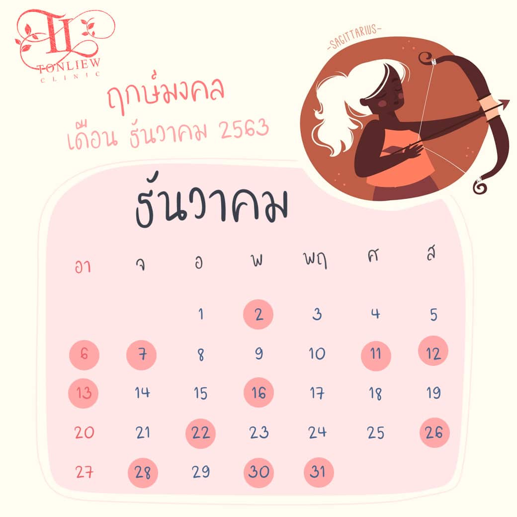 ฤกษ์ศัลยกรรม ปี2563